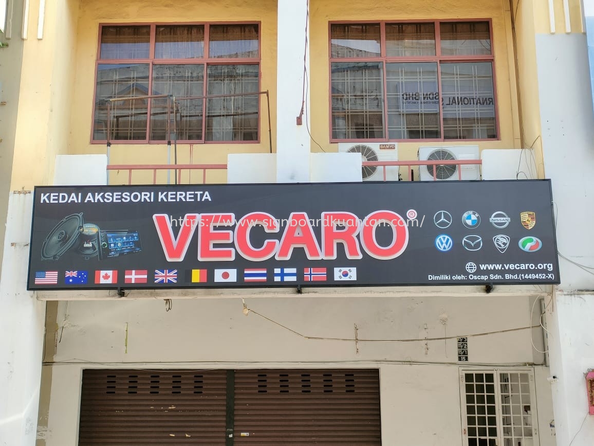 VECARO 3D LED FRONTLIT SIGNAGE AT KUANTAN