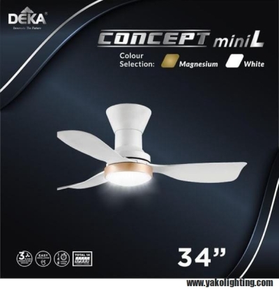 DEKA CONCEPT MINI LED 34 INCH FAN