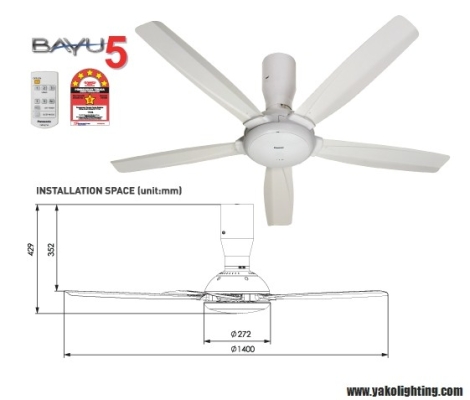 F-M14D5-WT 140CM (56 INCH) WHITE