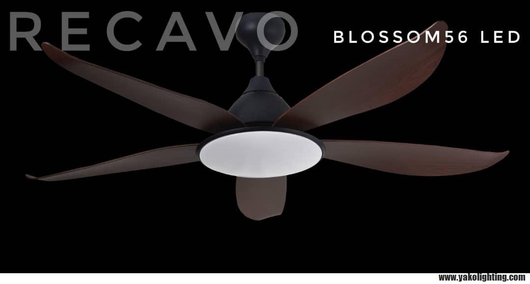 RECAVO-BLOSSOM56 LED RECAVO Ceiling Fan Fan & Fan Decoration Choose Sample / Pattern Chart