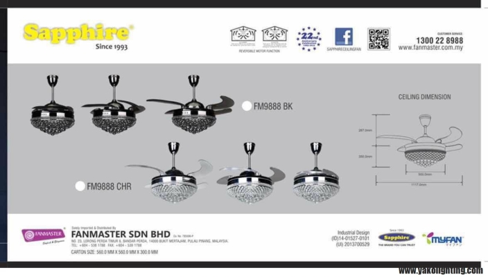 Katalog Kipas Siling SAPPHIRE 