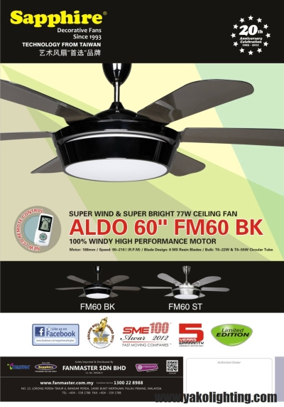 SAPPHIRE CEILING FAN CATALOG