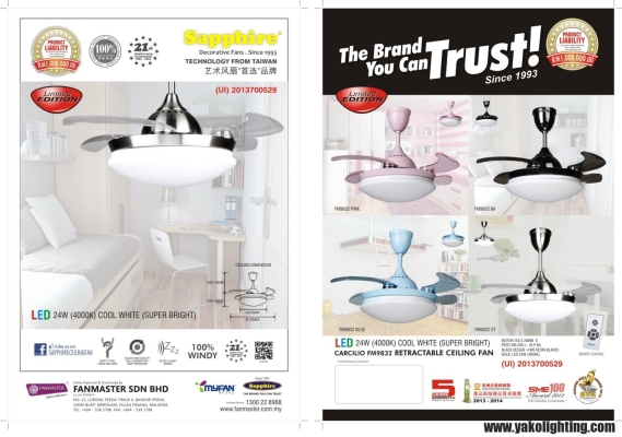 SAPPHIRE CEILING FAN CATALOG