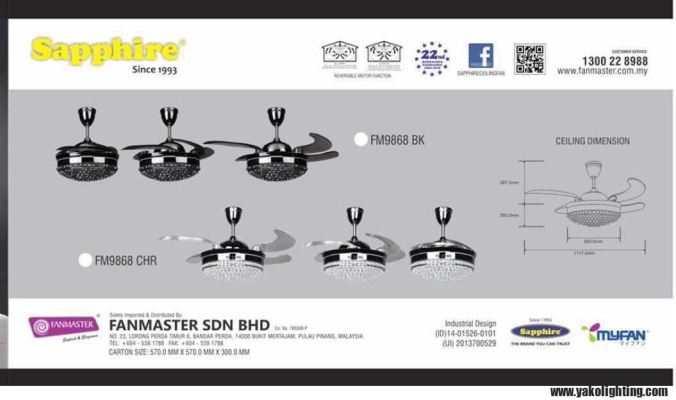 Katalog Kipas Siling SAPPHIRE 