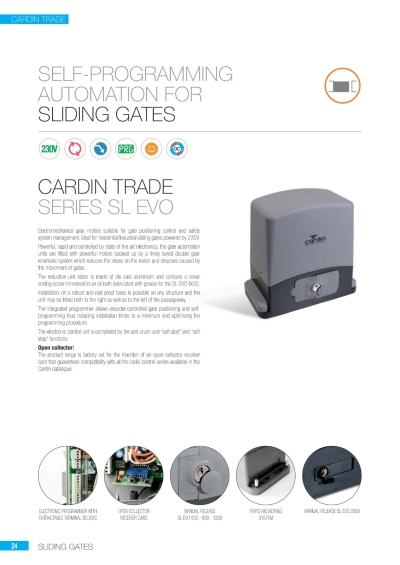 TELCOMA EVO 1000KG 230VAC (FOR SLIDING GATE)