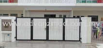Mild Steel Gate With Galvanised & Aluminium Panels  Mild Steel Gate With Aluminium Panel 