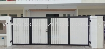 Mild Steel Gate With Galvanised & Aluminium Panels  Mild Steel Gate With Aluminium Panel 