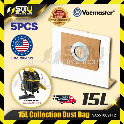 VACMASTER VA551009112 5PCS 15L Dust Collection Bag