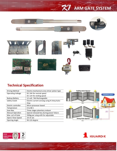 K1 Bermotar Arm 