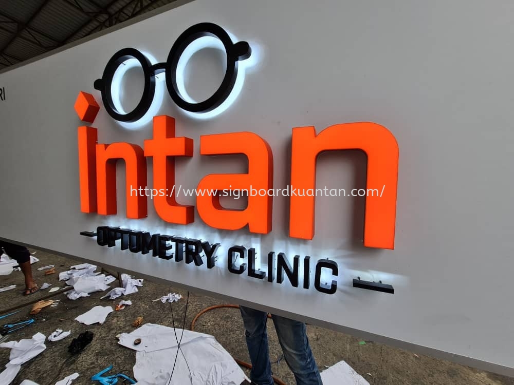 INTAN OUTDOOR 3D LED FRONTLIT & BACKLIT SIGNAGE AT KUANTAN