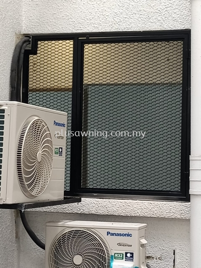 WINDOW GRILL DIAMOND NET DESIGN @PERDANA EMERALD CONDOMINIUM, JALAN PJU 8/3A, DAMANSARA PERDANA, SELANGOR