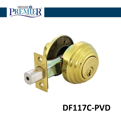 PRO-SAFE PREMIER Single Deadbolt DF117-PVD