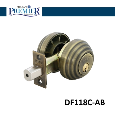 PRO-SAFE PREMIER Double Deadbolt DF118C-AB