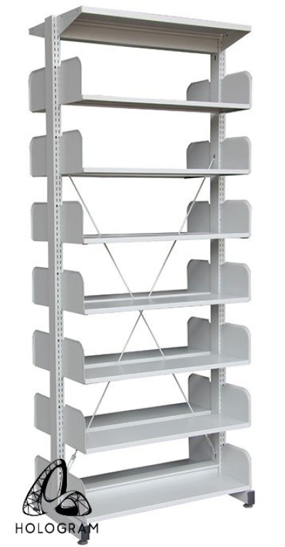 LIBRARY OPEN RACK DOUBLE SIDE-7 LEVEL