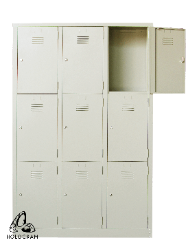 9 COMPARTMENT LOCKER