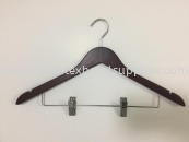 Wooden Hanger with Clip