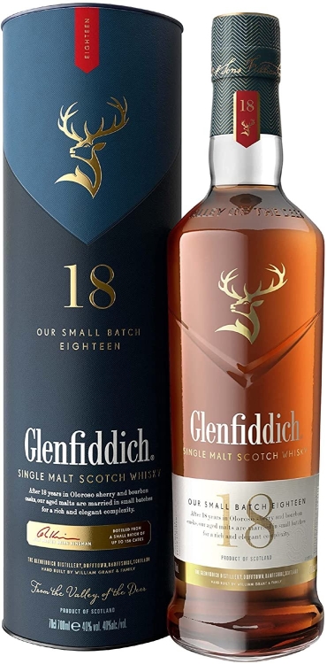 Glenfiddich '18 Years Old' Single Malt Scotch Whisky