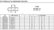 T-XXX BSP FEMALE TEE ADAPTER TEE ADAPTER