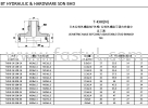 T-KHK(N)  JIS METRIC MALE 60CONE/ ADJUSTABLE STUD  BRANCH TEE ADAPTER TEE ADAPTER