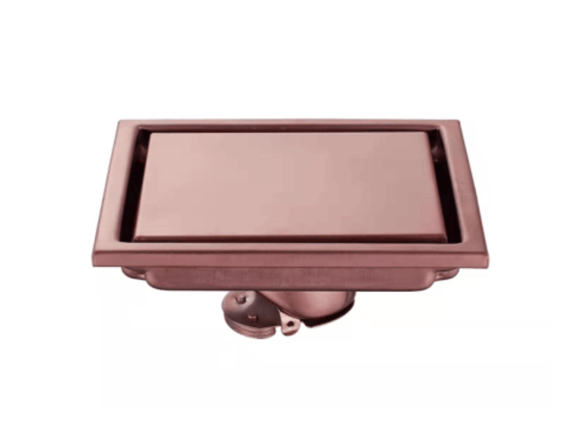 HUN FLOOR DRAINER HFD 434-SS NANO ROSE GOLD Penutup saluran keluar air Bilik Mandi / Tandas Carta Pilihan Warna Corak