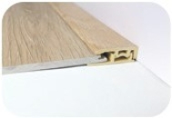 GE 816 Creme Oak Flush Stairnose End Profile 