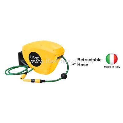 Hose Reel with Retractable Function 1/2'' x 20m (Original Italy Hose)