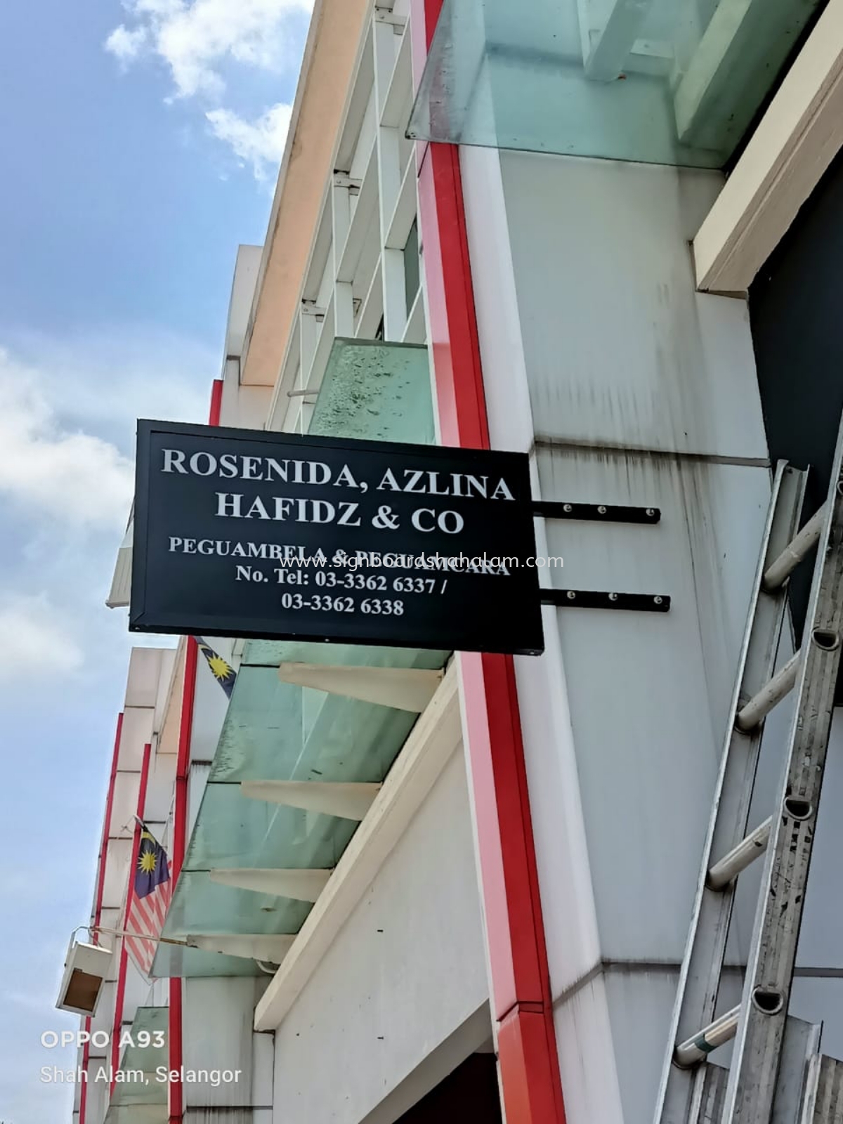 Rosenida Azlina - Double Side Signboard 