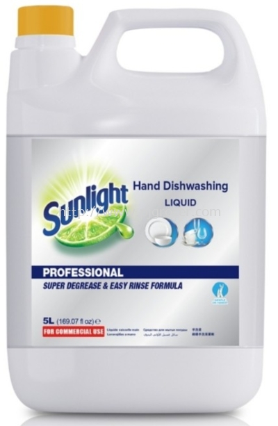 SUNLIGHT D/WASH LEMON (YELLOW) 5L