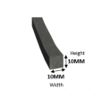 ST 10X10 Square Rectangular Rubber Strip