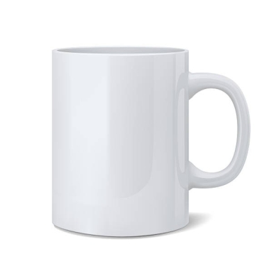 WHITE COFFEE CUP