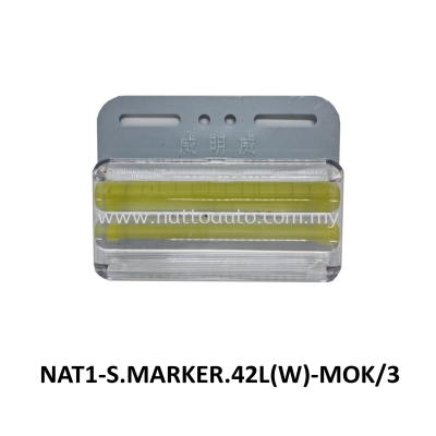 BRACKET WHITE LED SIDE MARKER LAMP BUS TRUCK LORRY ROOF LAMP SIDE MARKER LAMP