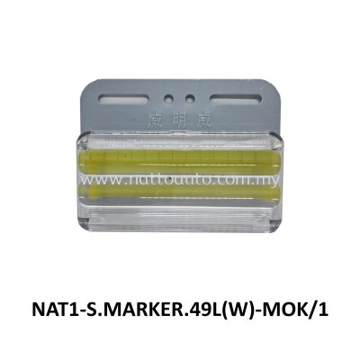 BRACKET WHITE LED SIDE MARKER LAMP BUS TRUCK LORRY ROOF LAMP SIDE MARKER LAMP