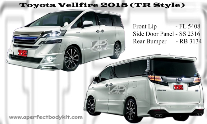 Toyota Vellfire 2015 TR Style Bodykits 