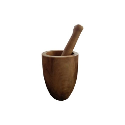 Grinding_Teak Wood Mortar 