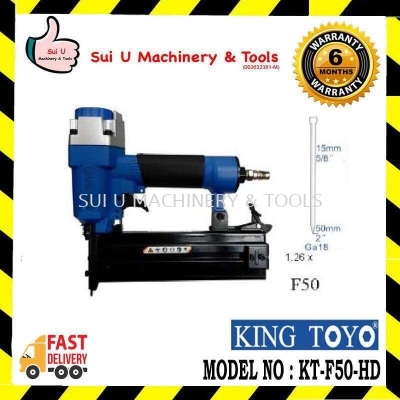 KING TOYO KT-F50-HD Air Nailer / Stapler 10-30mm