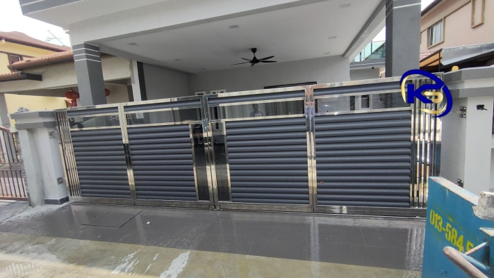 Folding Gate Lorong Temenggung 39B/KS7, Taman Sejahtera, Klang, Selangor.