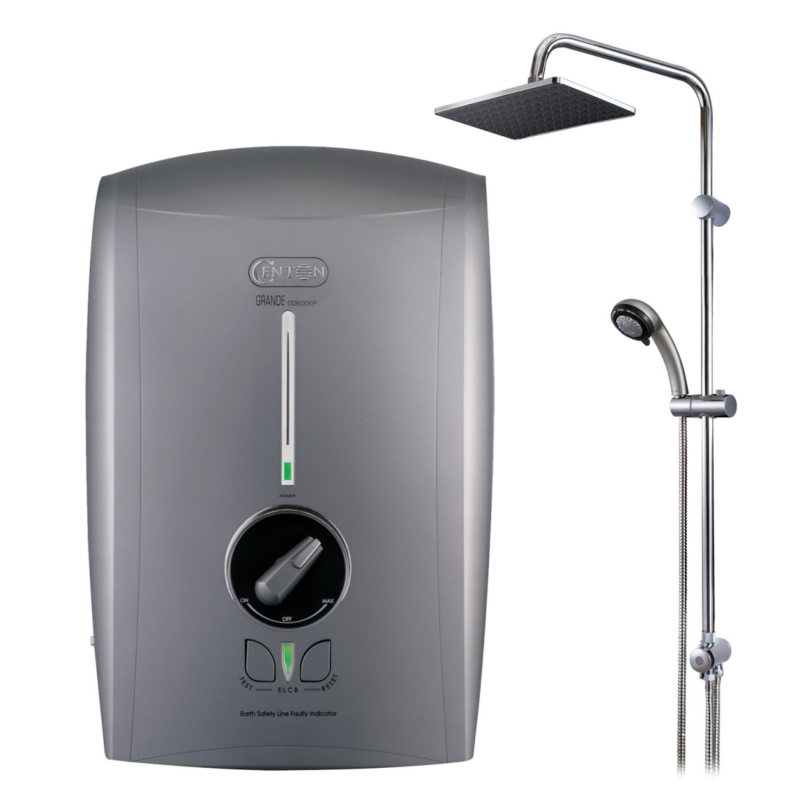 CENTON Grande GD600EP (RS) Silky Grey Centon Water Heater Water Heater Choose Sample / Pattern Chart