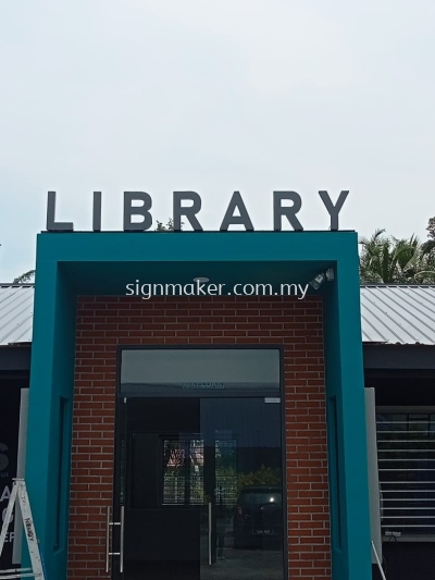 Library Signboard at Sepang