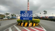 Road Signage at Port Klang Road Signage