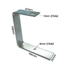 Metal Trunking Bracket 2 / 3 / 4 Inch Ironwork Components