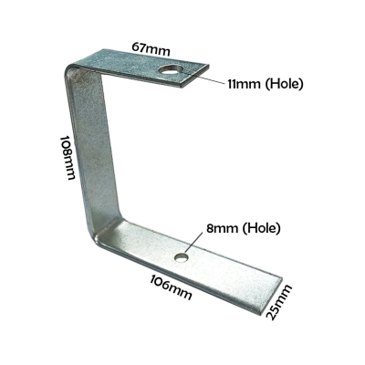 Metal Trunking Bracket 2 / 3 / 4 Inch