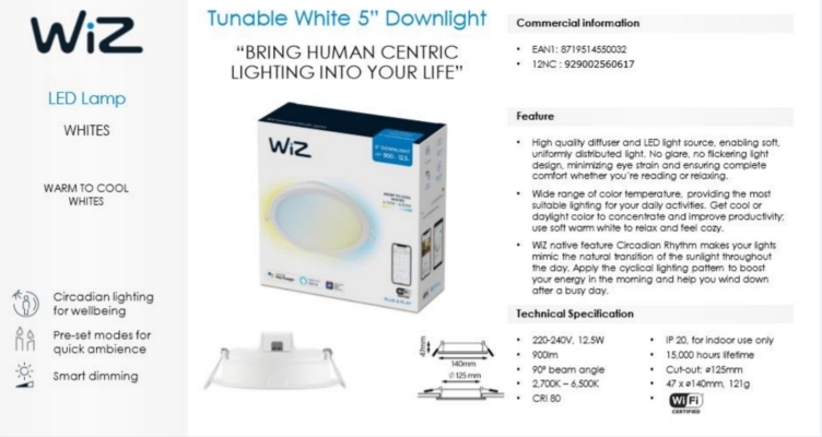 Philips Led Downlight wifi