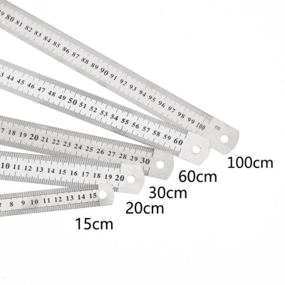 Stainless Steel Ruler Metal Ruler 15cm KR1599, 30cm KR1600, 50cm KR1601, 60cm KR1602, 100cm KR1603, 120cm KR1605, 150cm KR1604