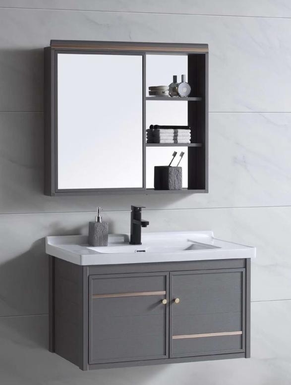 IT-201-80 Ready Made Wash Basin Cabinet With Mirror Bathroom / Washroom Choose Sample / Pattern Chart