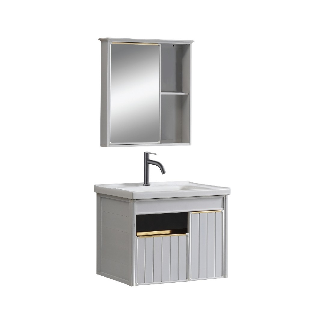 MBCS-600-WGD Ready Made Wash Basin Cabinet With Mirror Bathroom / Washroom Choose Sample / Pattern Chart