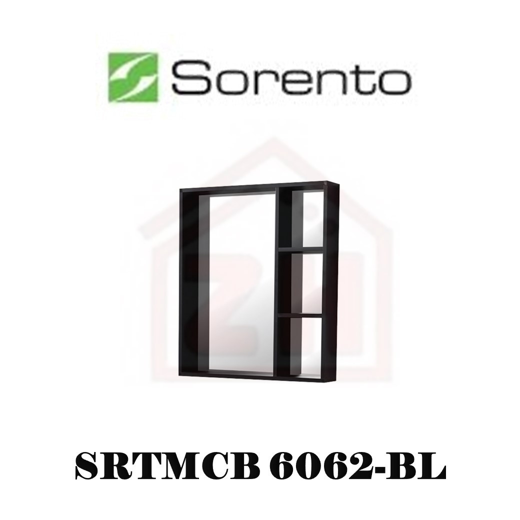 SORENTO Mirror Cabinet SRTMCB 6062-BL Ready Made Wash Basin Cabinet With Mirror Bathroom / Washroom Choose Sample / Pattern Chart