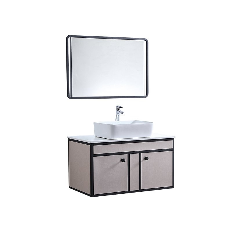 SSBC905001 Ready Made Wash Basin Cabinet With Mirror Bathroom / Washroom Choose Sample / Pattern Chart