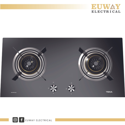 TEKA 2 BURNER TEMPERED GLASS GAS HOB G 78 2G AI AL