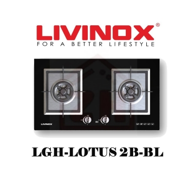 LIVINOX 2 Burner Gas Cooker Hob LGH-LOTUS 2B