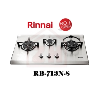 RINNAI 3 Burner Gas cooker Hob RB-713N-S